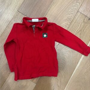 Christmas Red Boys Polo Shirt